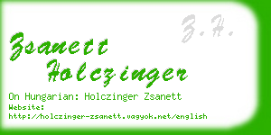 zsanett holczinger business card